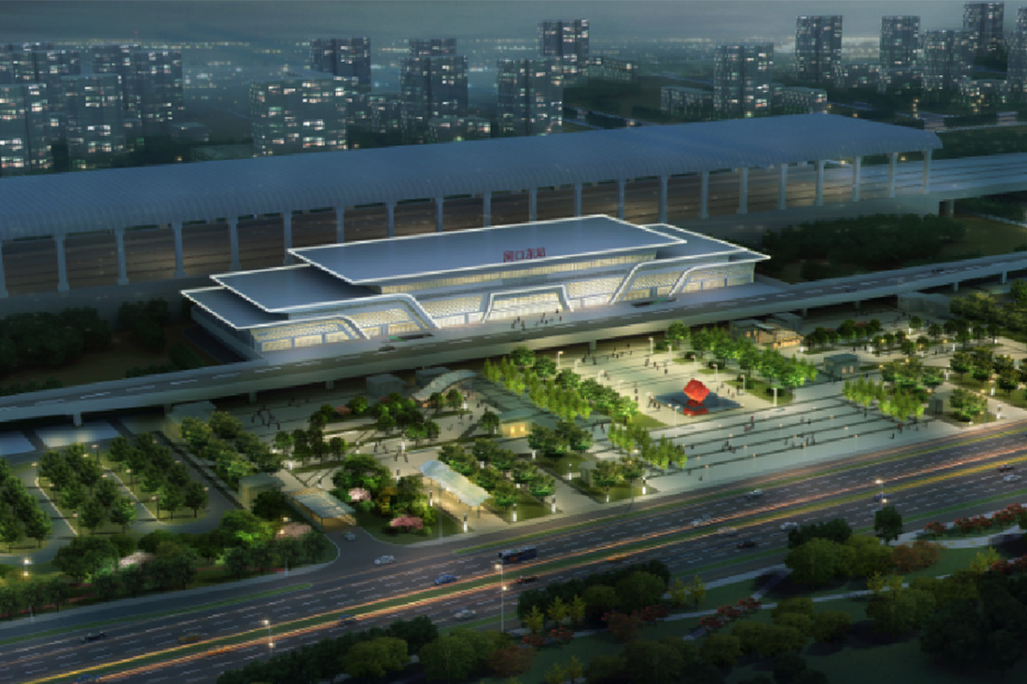 广场景观--周口东高铁站站前广场项目