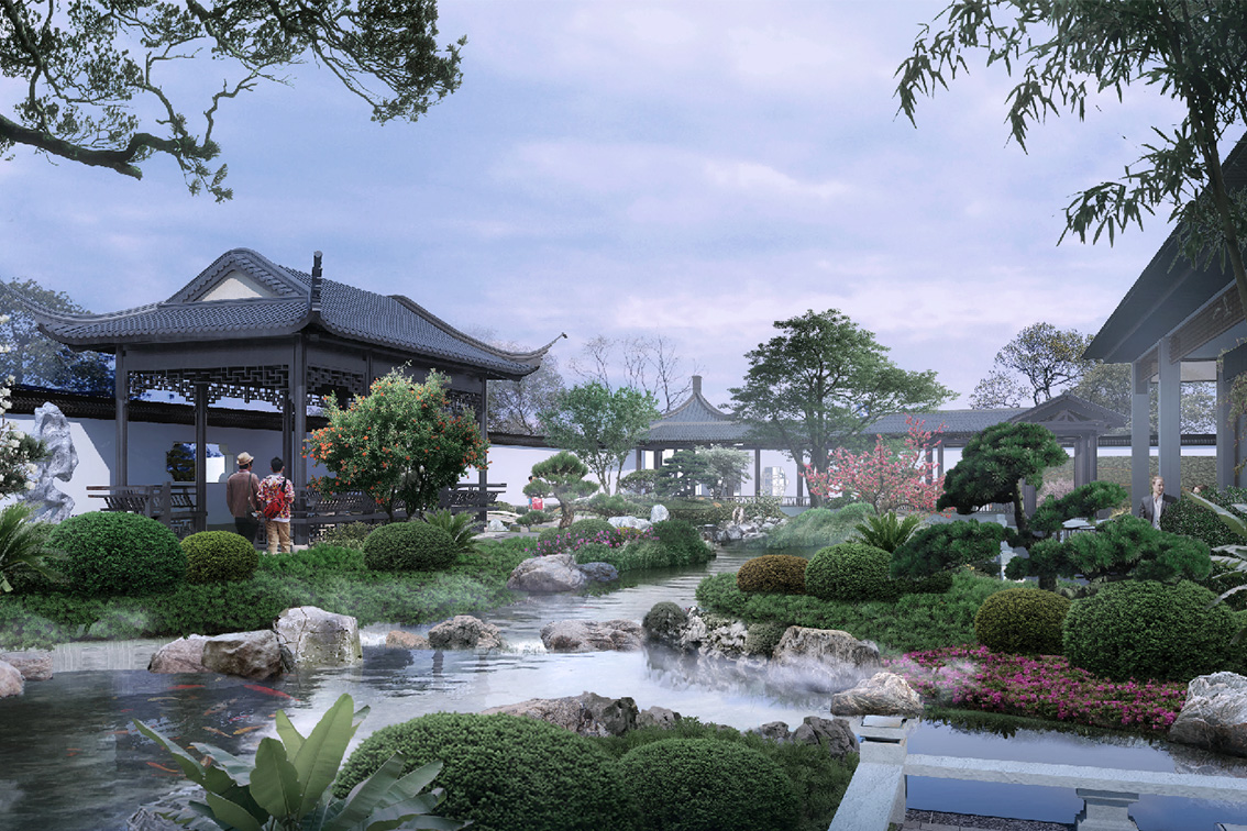 住宅景观--颐养公社丽湖时光项目销售展示区项目